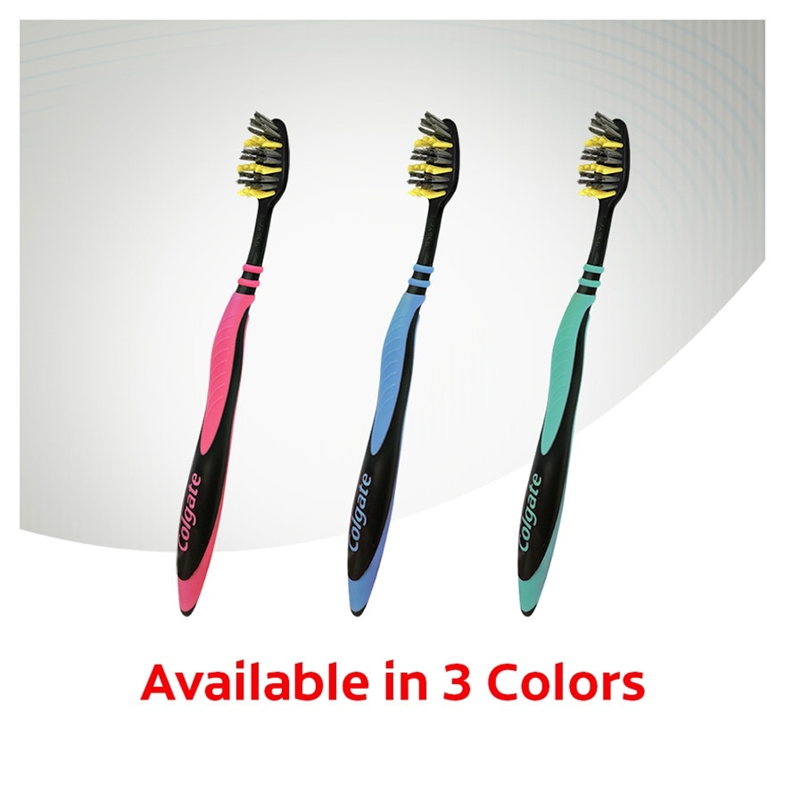 Colgate ZigZag Charcoal Toothbrush Valuepack 3s (Soft)