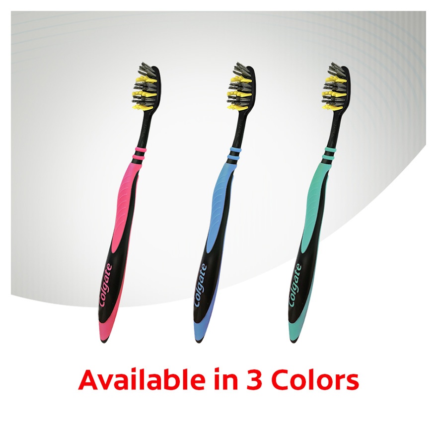 Colgate ZigZag Charcoal Toothbrush Valuepack 3s (Soft) image