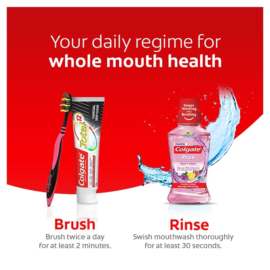 Colgate ZigZag Charcoal Toothbrush Valuepack 3s (Soft)