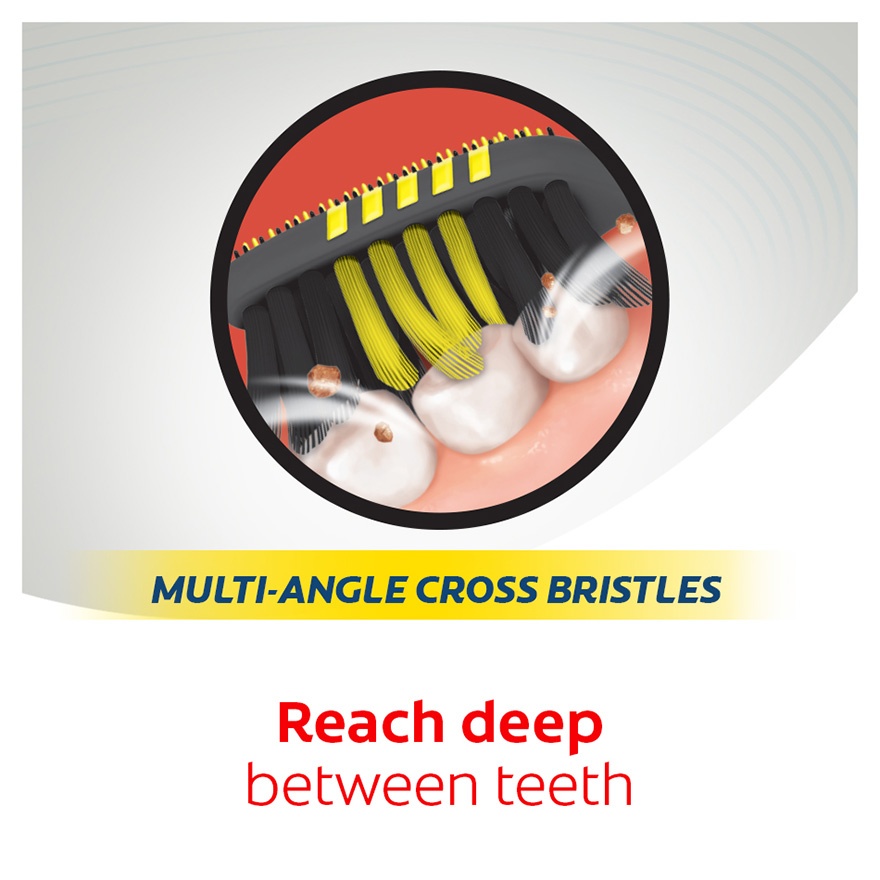 Colgate ZigZag Charcoal Toothbrush Valuepack 3s (Soft) image