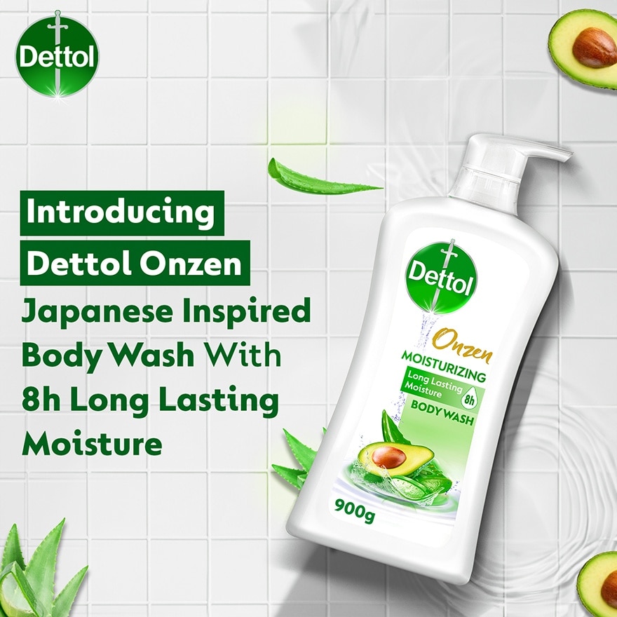 Body Wash Onzen Moisturizing Aloe Vera & Avocado 900ml