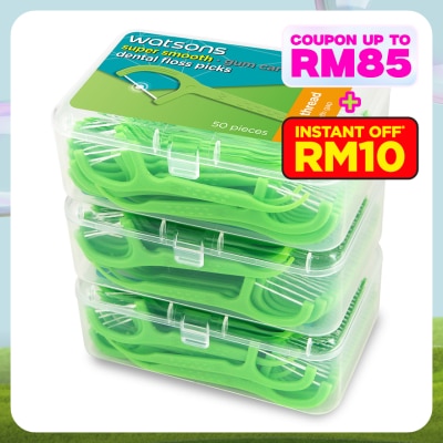 WATSONS Green Tea Round Dental Floss