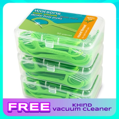 WATSONS Green Tea Round Dental Floss