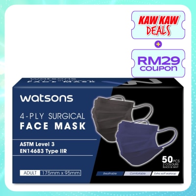 WATSONS 4Ply Surgical Face Mask