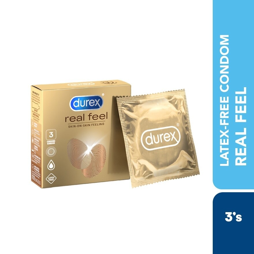 Non Latex Condom Real Feel Skin-On-Skin 3s