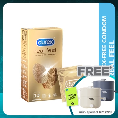 DUREX Non Latex Condom Real Feel Skin-On-Skin 10s