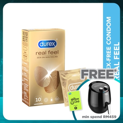 DUREX Non Latex Condom Real Feel Skin-On-Skin 10s