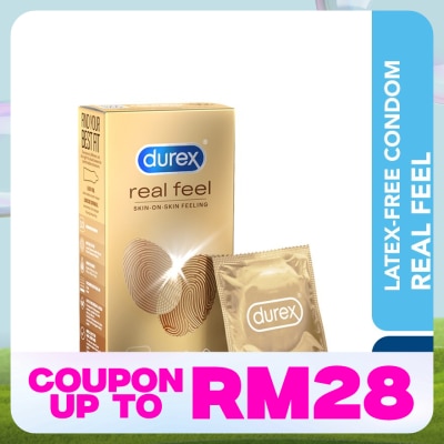 DUREX Non Latex Condom Real Feel Skin-On-Skin 10s