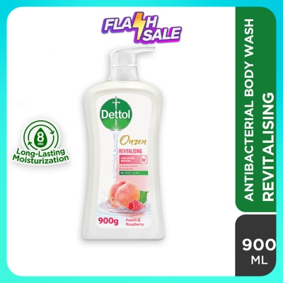 DETTOL Body Wash Onzen Revitalising Peach & Raspberry 900g