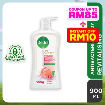 DETTOL Body Wash Onzen Revitalising Peach & Raspberry 900g