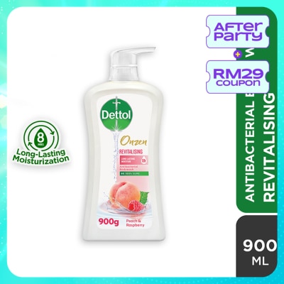 DETTOL Body Wash Onzen Revitalising Peach & Raspberry 900g