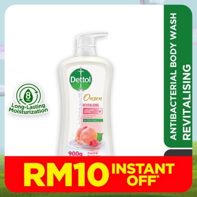 DETTOL Body Wash Onzen Revitalising Peach & Raspberry 900g