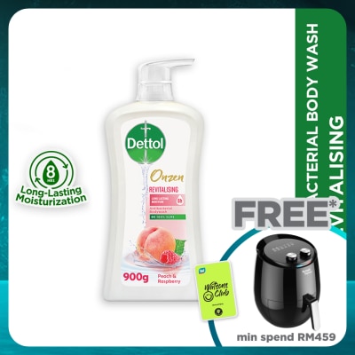 DETTOL DETL SHW HABBATUS SAUDA & WHITE PEACH 900G