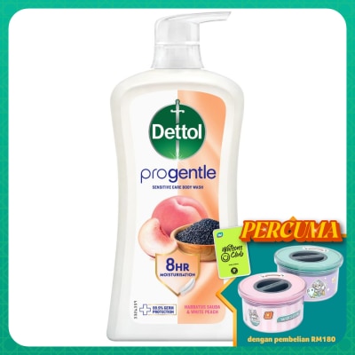DETTOL DETL SHW HABBATUS SAUDA & WHITE PEACH 900G