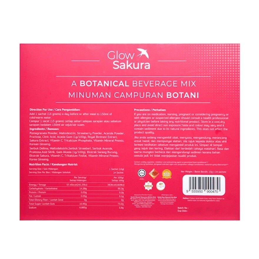  Glow Sakura 24 sachets x 15g