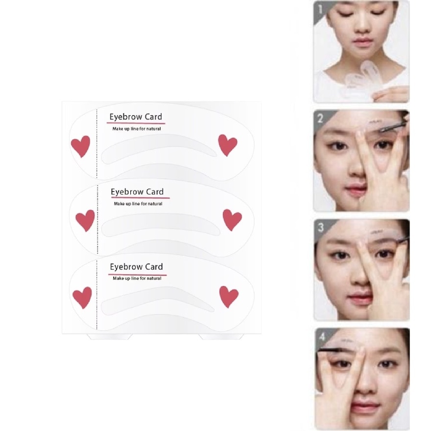 BEAUTY TOOLS BROW CARD 1's