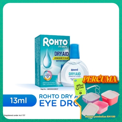 ROHTO - Dry Aid Eye Drop Solution 13ml
