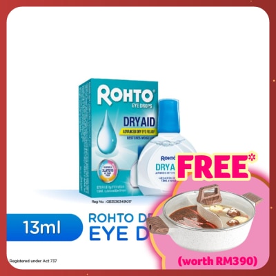 ROHTO Dry Aid Eye Drop Solution 13ml