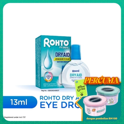 ROHTO Dry Aid Eye Drop Solution 13ml