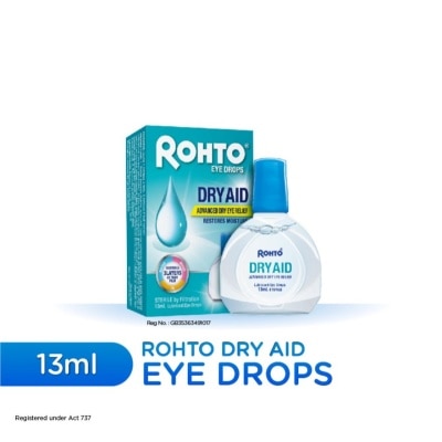 ROHTO Dry Aid Eye Drop Solution 13ml