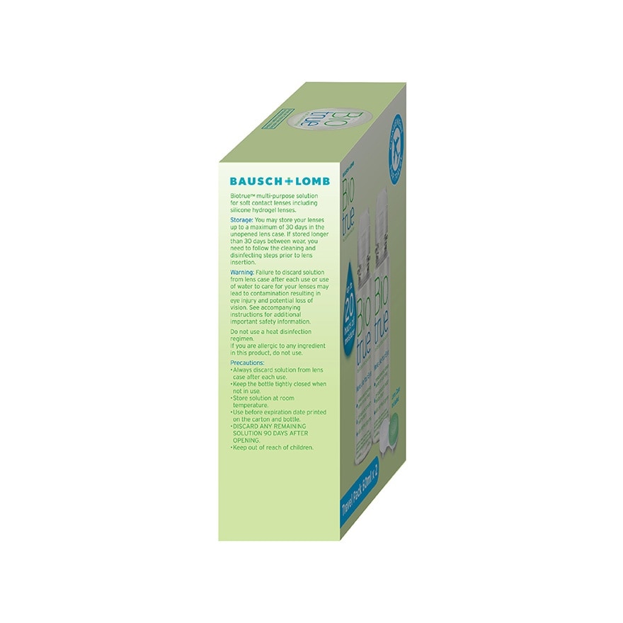 Biotrue Multi-Purpose Solution 2 x 60ml