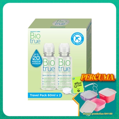 BAUSCH & LOMB - Biotrue Multi-Purpose Solution 2 x 60ml