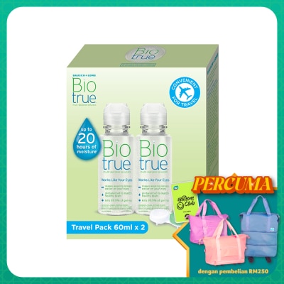 BAUSCH & LOMB - Biotrue Multi-Purpose Solution 2 x 60ml