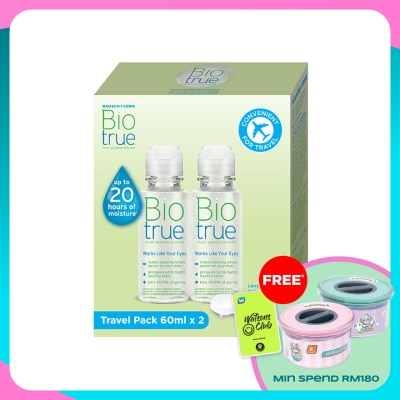 BAUSCH & LOMB Biotrue Multi-Purpose Solution 2 x 60ml
