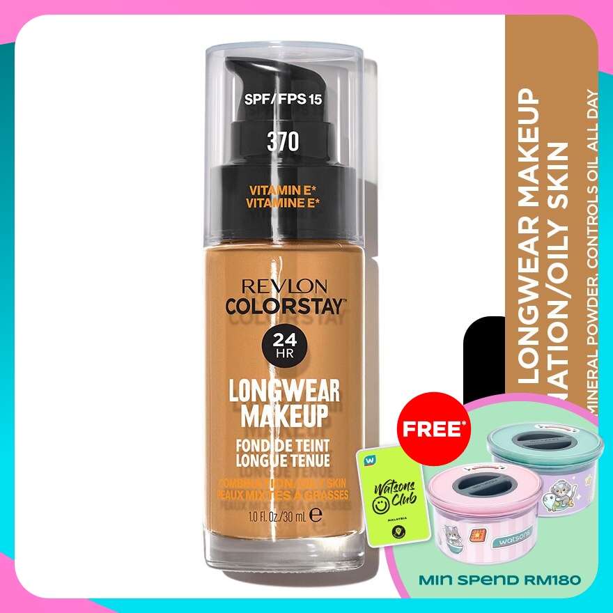 REVLON ColorStay Makeup Pump O/C 370 Toast