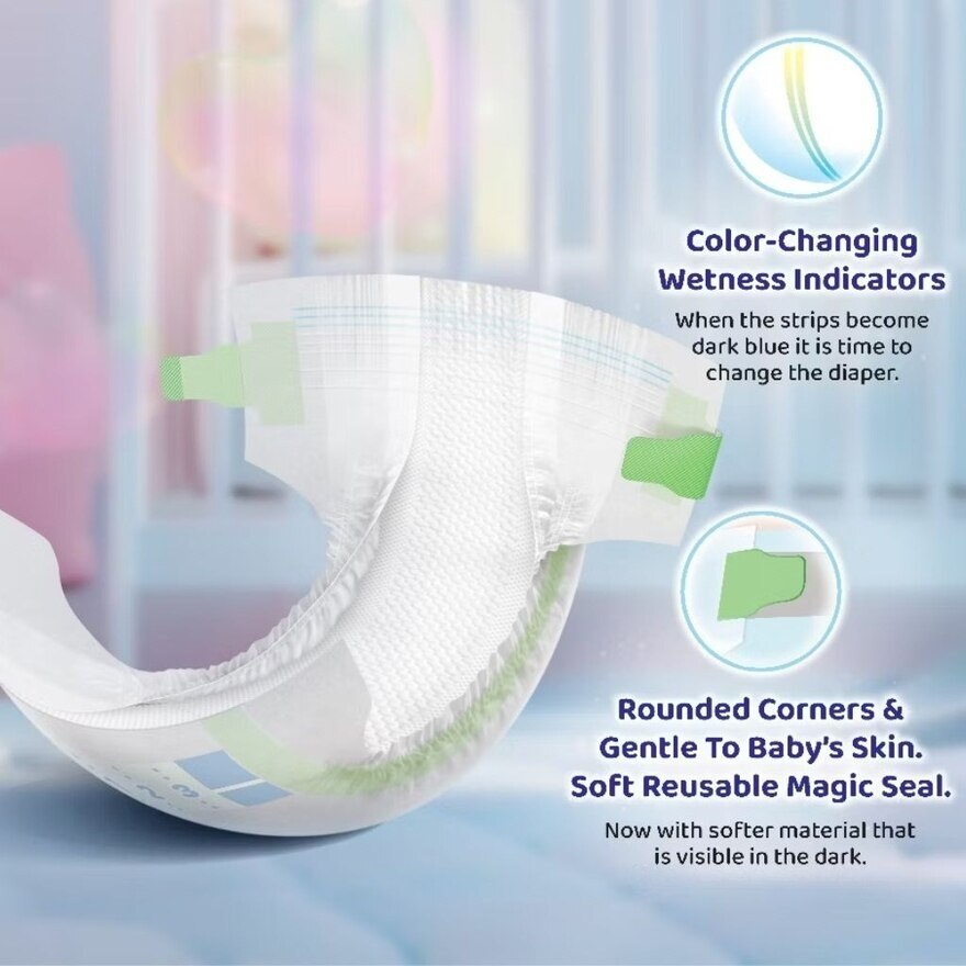 Merries Super Premium Tape Baby Diaper Super Jumbo pack (9-14kg) L 48s