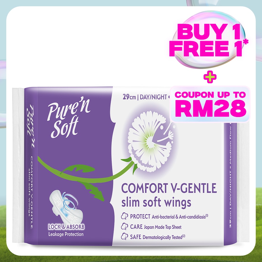 Slim Wings Cottony Soft 29cm 18's