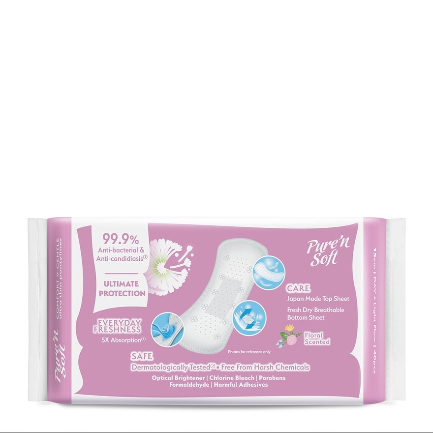 Ultra-Thin Pantyliner 15cm 40's