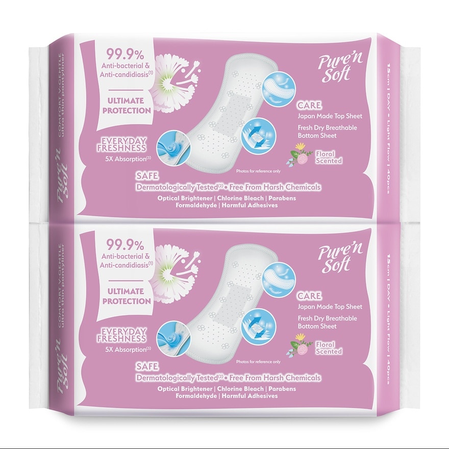 Ultra-Thin Pantyliner 150mm 2 x 40's