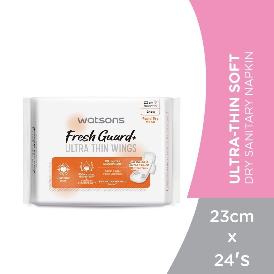 Ultra-Thin Soft Dry Sanitary Napkin 23cm 24's