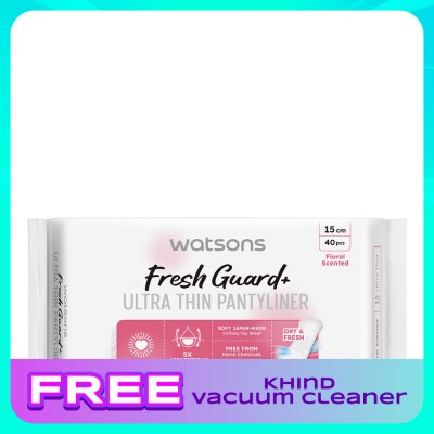 WATSONS Ultra-Thin Pantyliner Floral Scented 40's