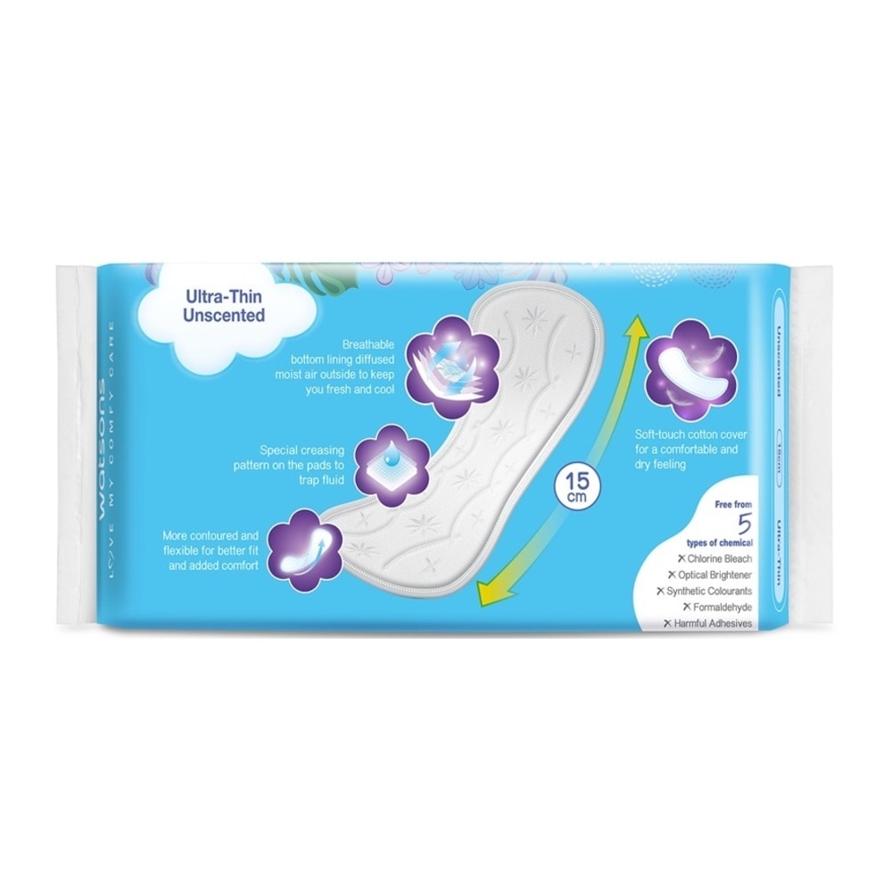 Ultra-Thin Pantyliner Unscented 40's