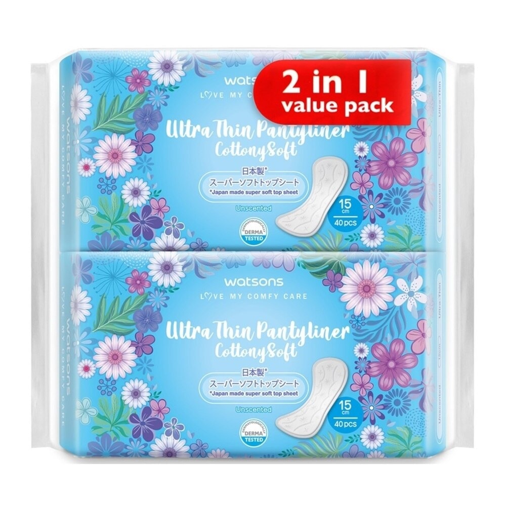 Ultra Thin Unscented Pantyliner 150MM X 40s X 2