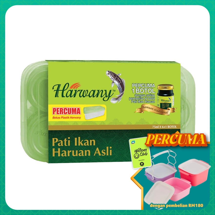 Pati Ikan Haruan Asli 6 + 1 x 75ml