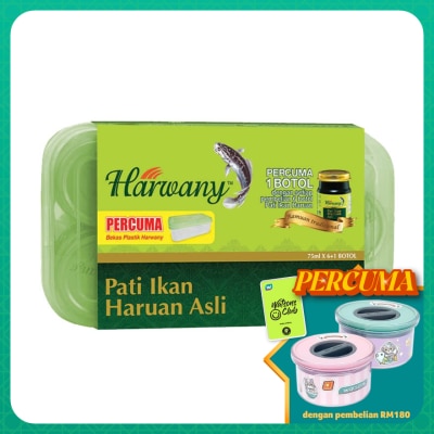 HARWANY Pati Ikan Haruan Asli 6 + 1 x 75ml