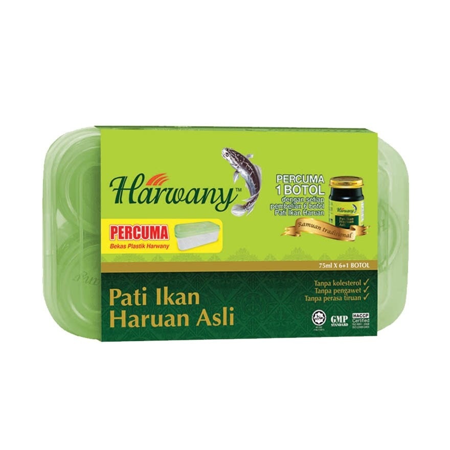 Pati Ikan Haruan Asli 6 + 1 x 75ml