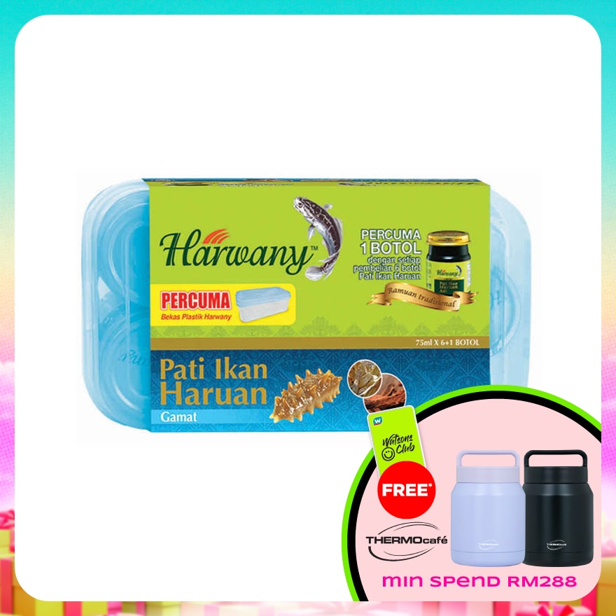 Pati Ikan Haruan Gamat 6 + 1 x 75ml