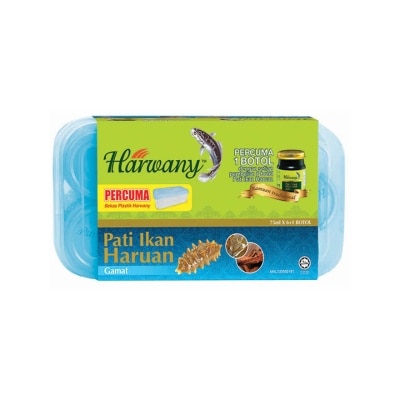 HARWANY Pati Ikan Haruan Gamat 6 + 1 x 75ml