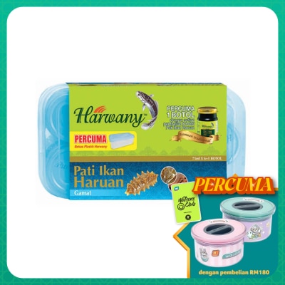 HARWANY Pati Ikan Haruan Gamat 6 + 1 x 75ml