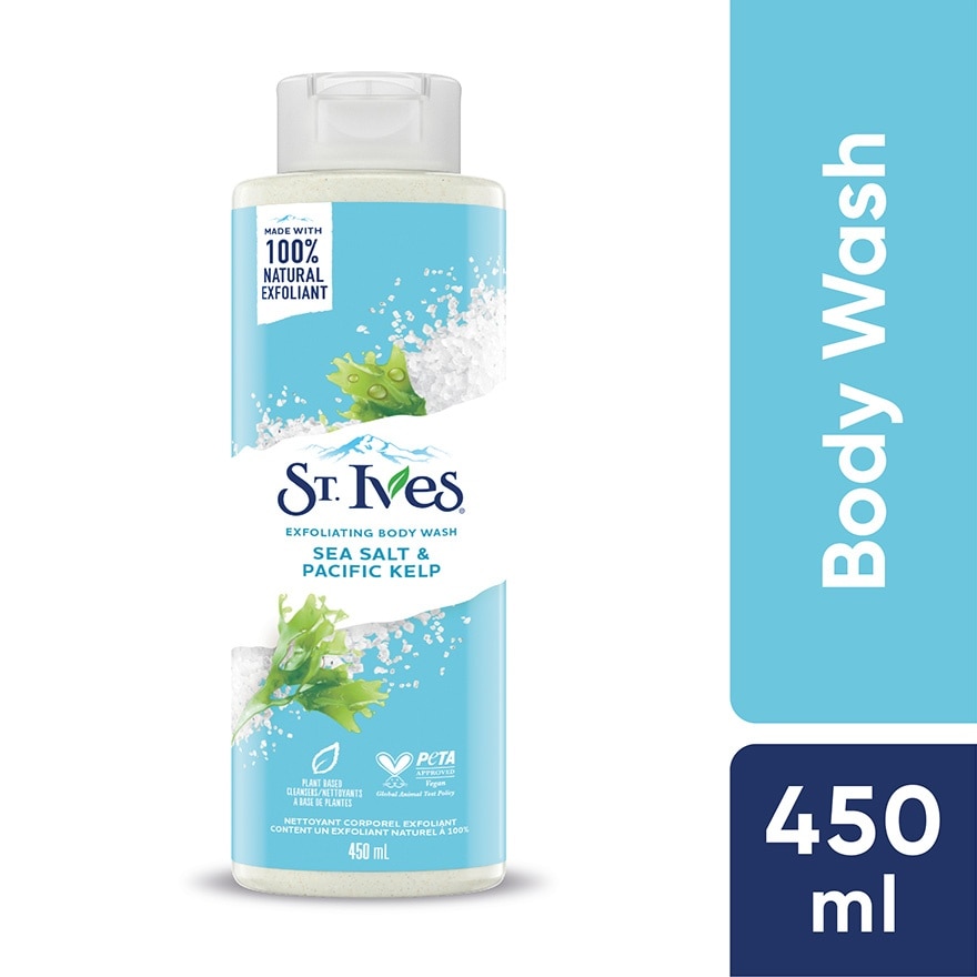 Exfoliating Sea Salt & Pacific Kelp Body Wash 450ml