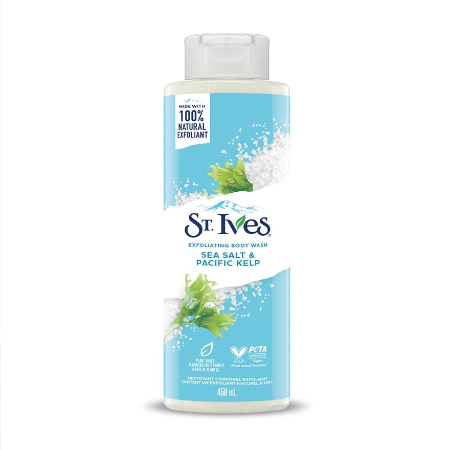 Exfoliating Sea Salt & Pacific Kelp Body Wash 450ml
