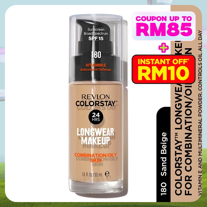 REVLON ColorStay Makeup Pump O/C 180 Sand Beige