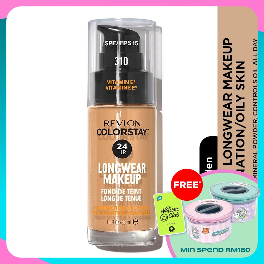 REVLON ColorStay Makeup Pump O/C 310 Warm Golden