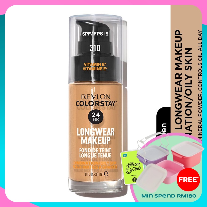 REVLON ColorStay Makeup Pump O/C 310 Warm Golden