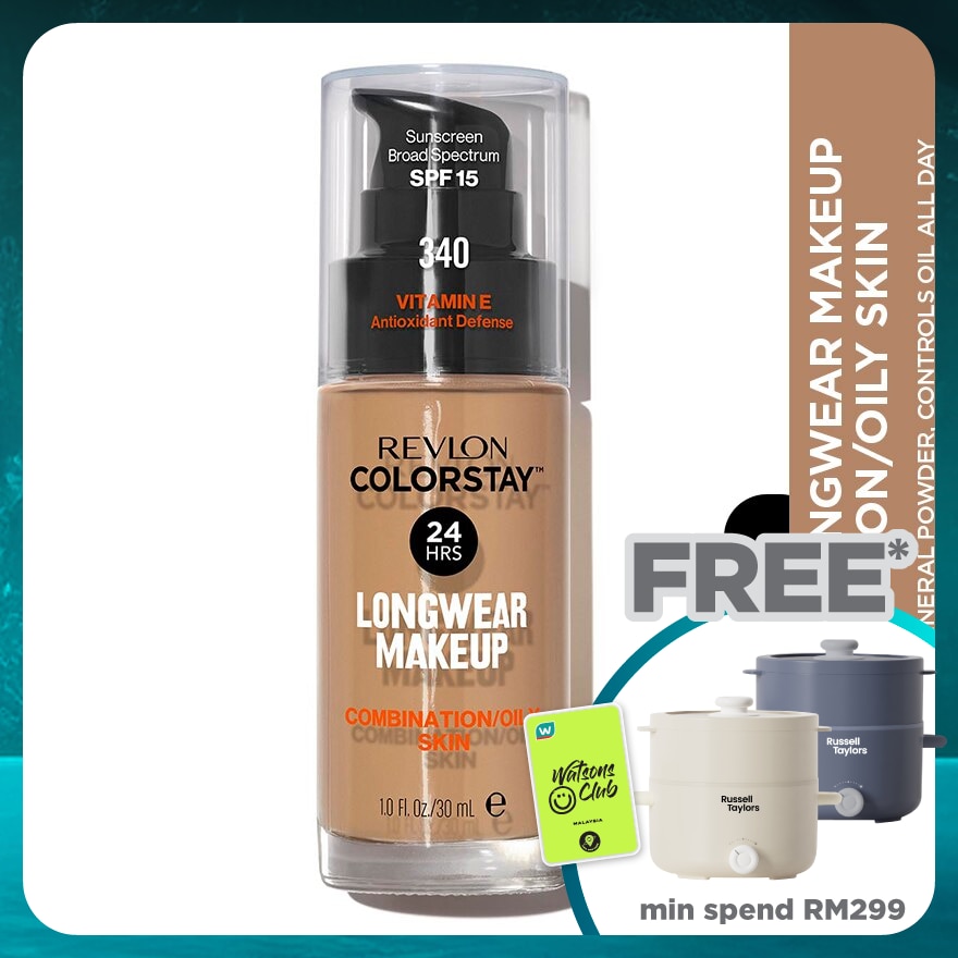 REVLON ColorStay Makeup Pump O/C 340 Early Tan