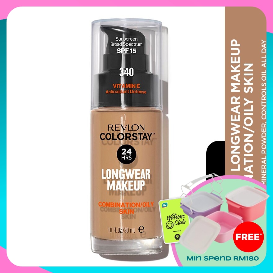 REVLON ColorStay Makeup Pump O/C 340 Early Tan